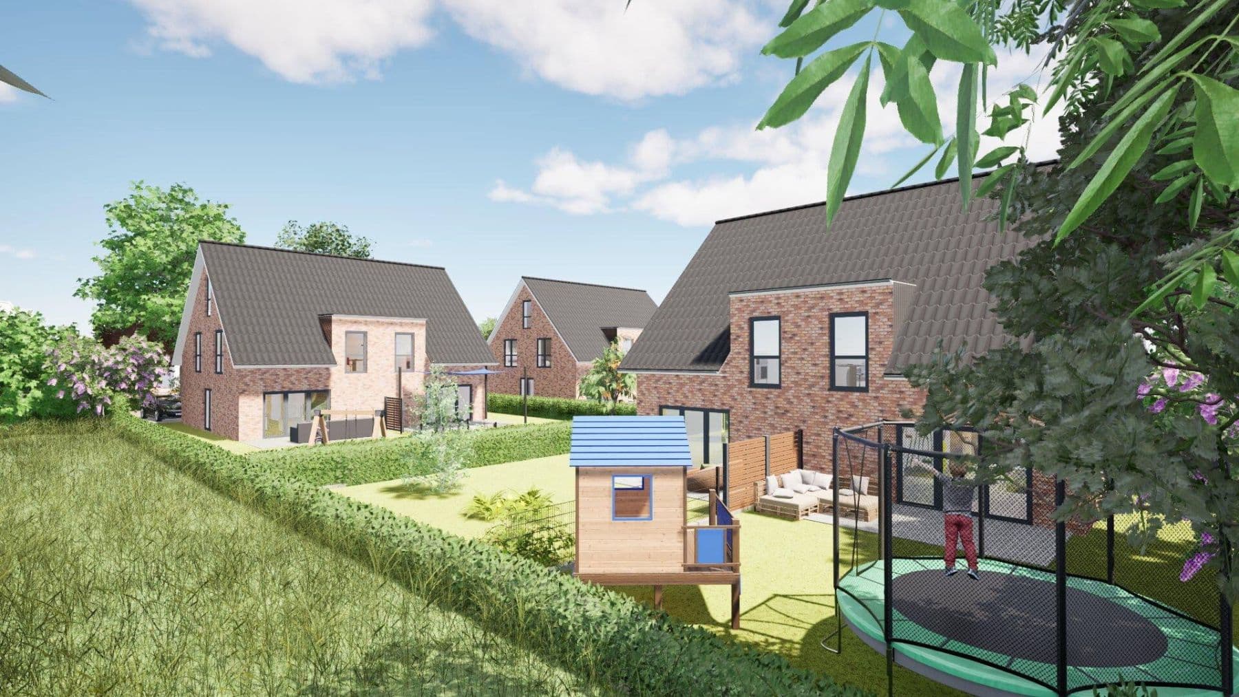 Prodej domu 127 m², pozemek 346 m², Nortorfer Straße 24, Langwedel, Šlesvicko-Holštýnsko Prodej domu 127 m², pozemek 346 m², Nortorfer Straße 24, Langwedel, Šlesvicko-Holštýnsko