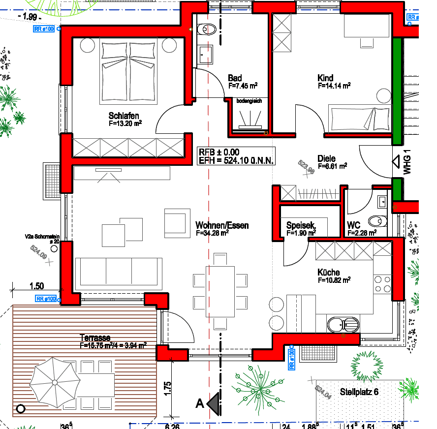 Pronájem bytu 3+kk 101 m², Gottlob-Link-Weg 4, Sulz am Neckar, Bádensko-Württembersko Pronájem bytu 3+kk 101 m², Gottlob-Link-Weg 4, Sulz am Neckar, Bádensko-Württembersko