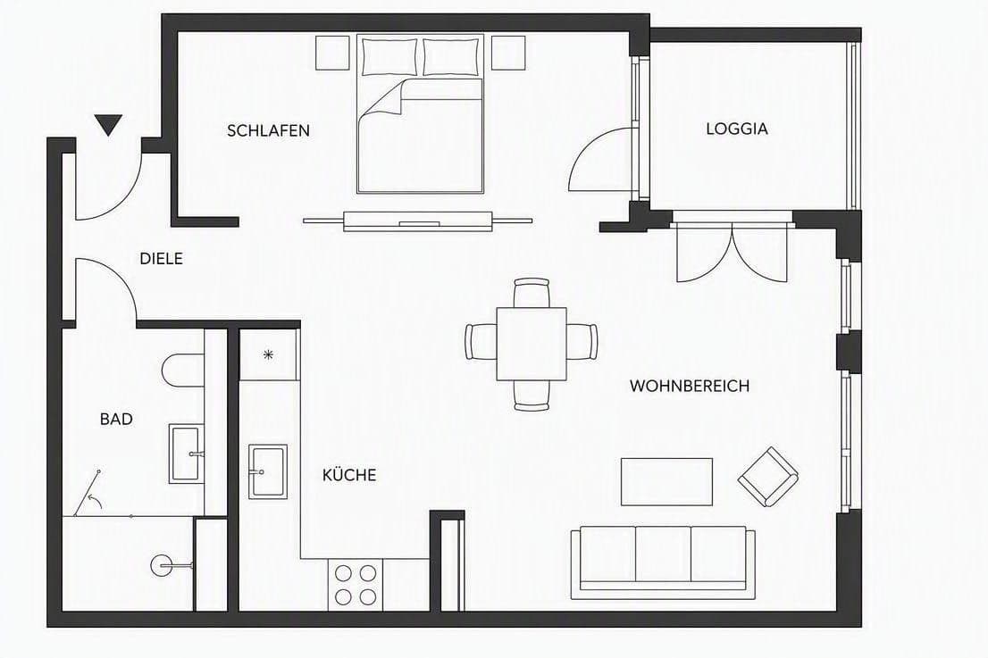 Pronájem bytu 2+1 46 m², Berlin, Berlín Pronájem bytu 2+1 46 m², Berlin, Berlín