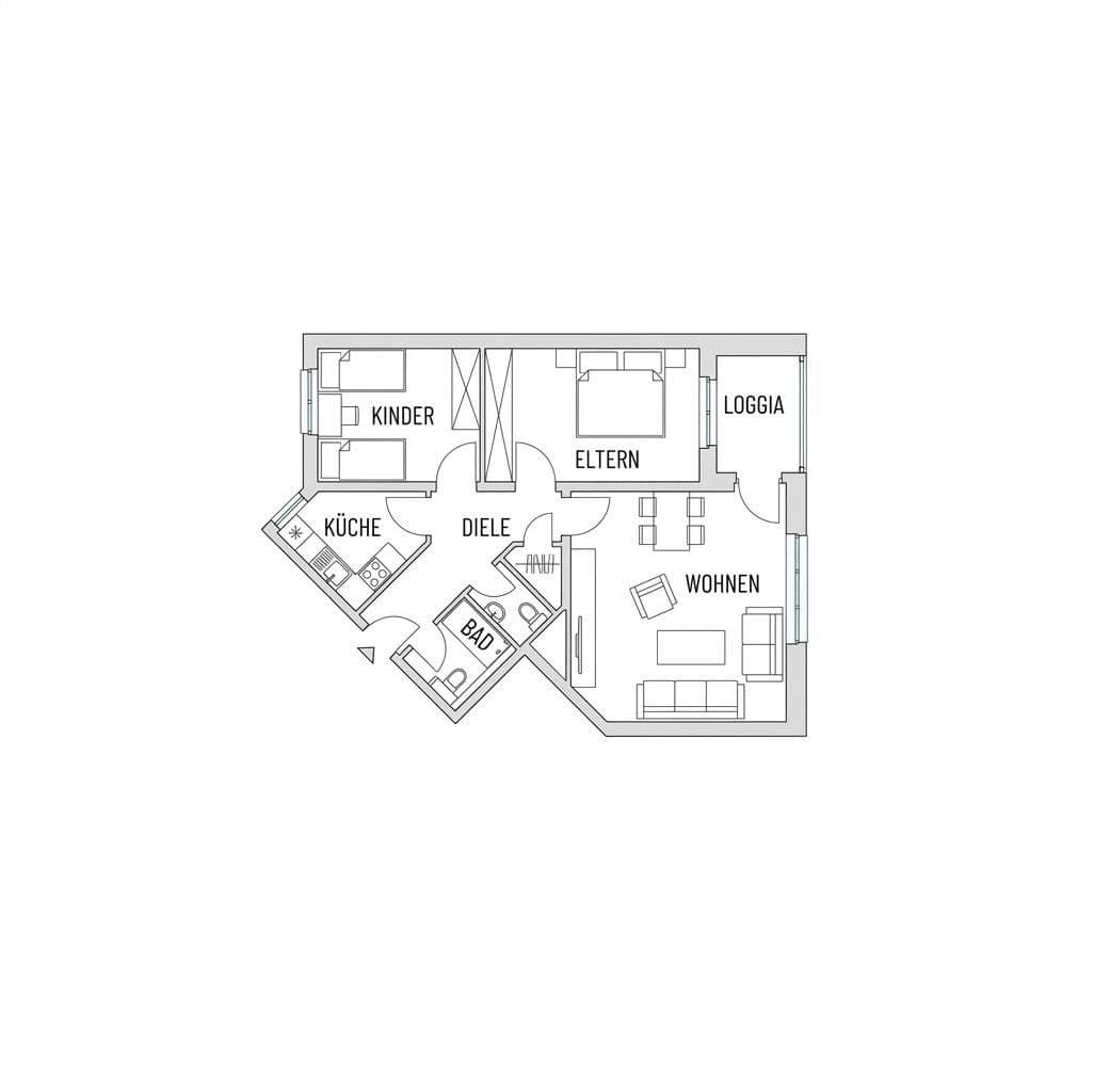 Pronájem bytu 3+1 73 m², Lorenz-Görtz-Str. 12, Mönchengladbach, Severní Porýní-Vestfálsko Pronájem bytu 3+1 73 m², Lorenz-Görtz-Str. 12, Mönchengladbach, Severní Porýní-Vestfálsko