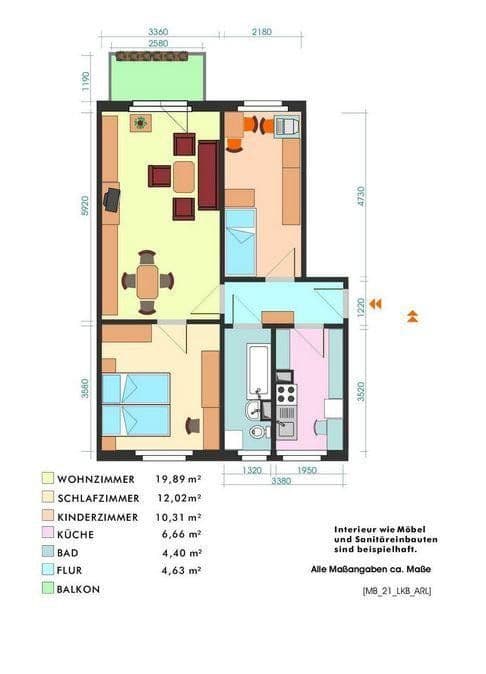 Pronájem bytu 3+1 60 m², Stöntzscherstraße 20, Pegau, Sasko Pronájem bytu 3+1 60 m², Stöntzscherstraße 20, Pegau, Sasko