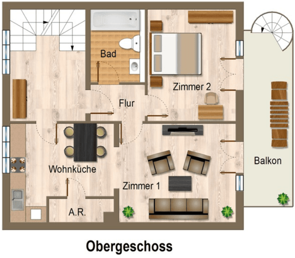 Pronájem bytu 4+1 90 m², Eching, Bavorsko Pronájem bytu 4+1 90 m², Eching, Bavorsko