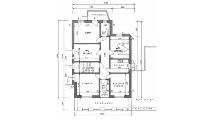 Pronájem bytu 2+1 59 m², Heinrichstraße 96, Darmstadt, Hessen Pronájem bytu 2+1 59 m², Heinrichstraße 96, Darmstadt, Hessen