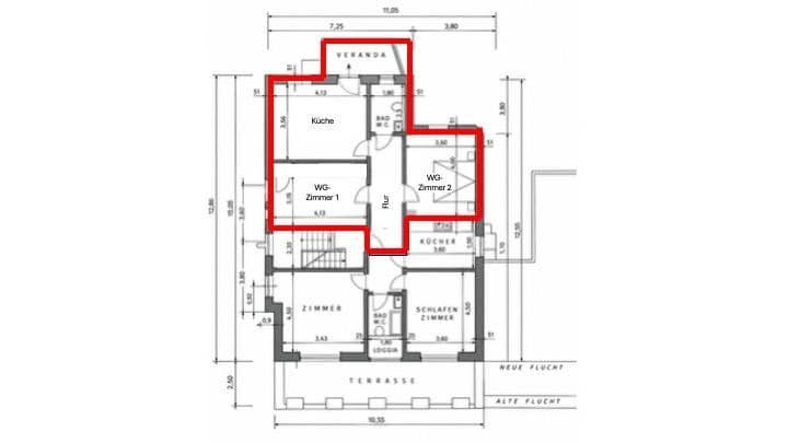 Pronájem bytu 2+1 59 m², Heinrichstraße 96, Darmstadt, Hessen Pronájem bytu 2+1 59 m², Heinrichstraße 96, Darmstadt, Hessen
