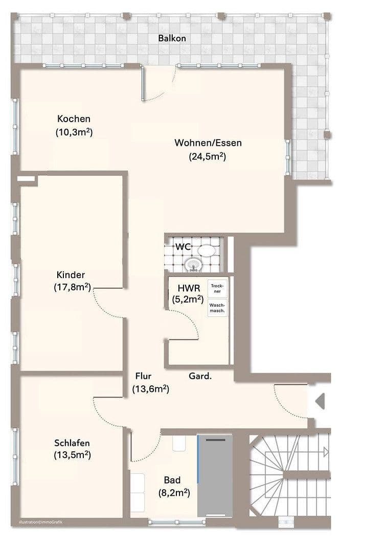Prodej bytu 3+kk 104 m², Sankt-Mang-Weg 2, Schwangau, Bavorsko Prodej bytu 3+kk 104 m², Sankt-Mang-Weg 2, Schwangau, Bavorsko