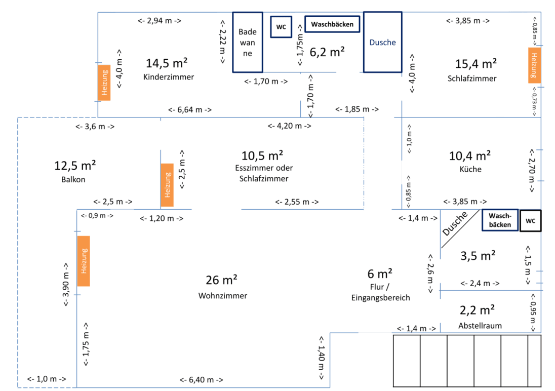 Prodej bytu 4+1 107 m², An der Zeche Heinrich 11, Essen, Severní Porýní-Vestfálsko Prodej bytu 4+1 107 m², An der Zeche Heinrich 11, Essen, Severní Porýní-Vestfálsko