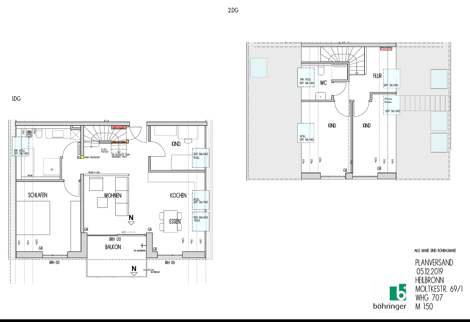 Pronájem bytu 5+1 102 m², Moltkestraße 69/1, Heilbronn, Bádensko-Württembersko Pronájem bytu 5+1 102 m², Moltkestraße 69/1, Heilbronn, Bádensko-Württembersko