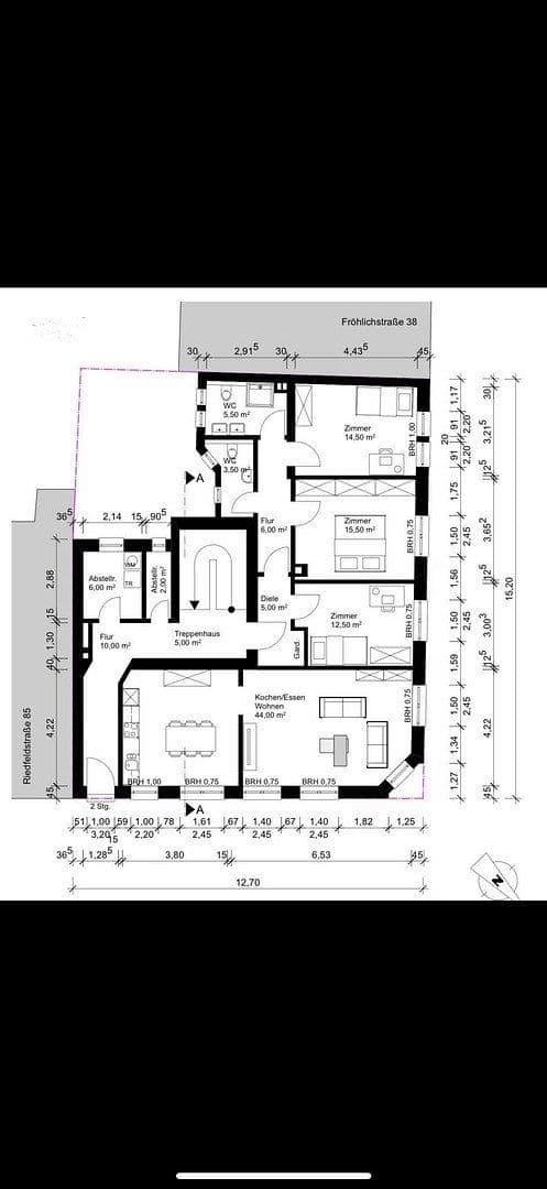 Prodej bytu 5+1 120 m², Mannheim, Bádensko-Württembersko Prodej bytu 5+1 120 m², Mannheim, Bádensko-Württembersko