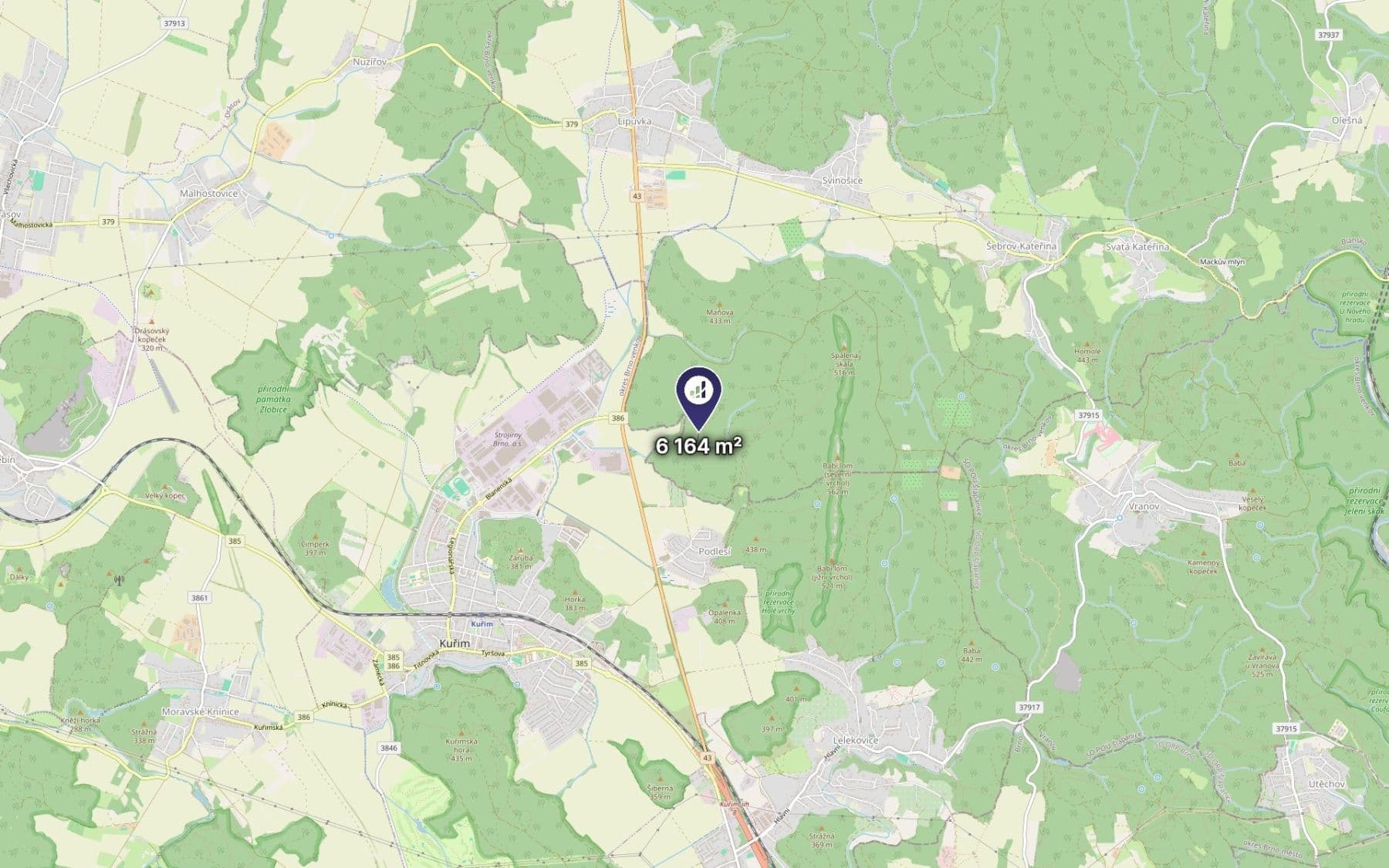 Prodej pozemku 771 m², Svinošice, Jihomoravský kraj Prodej pozemku 771 m², Svinošice, Jihomoravský kraj