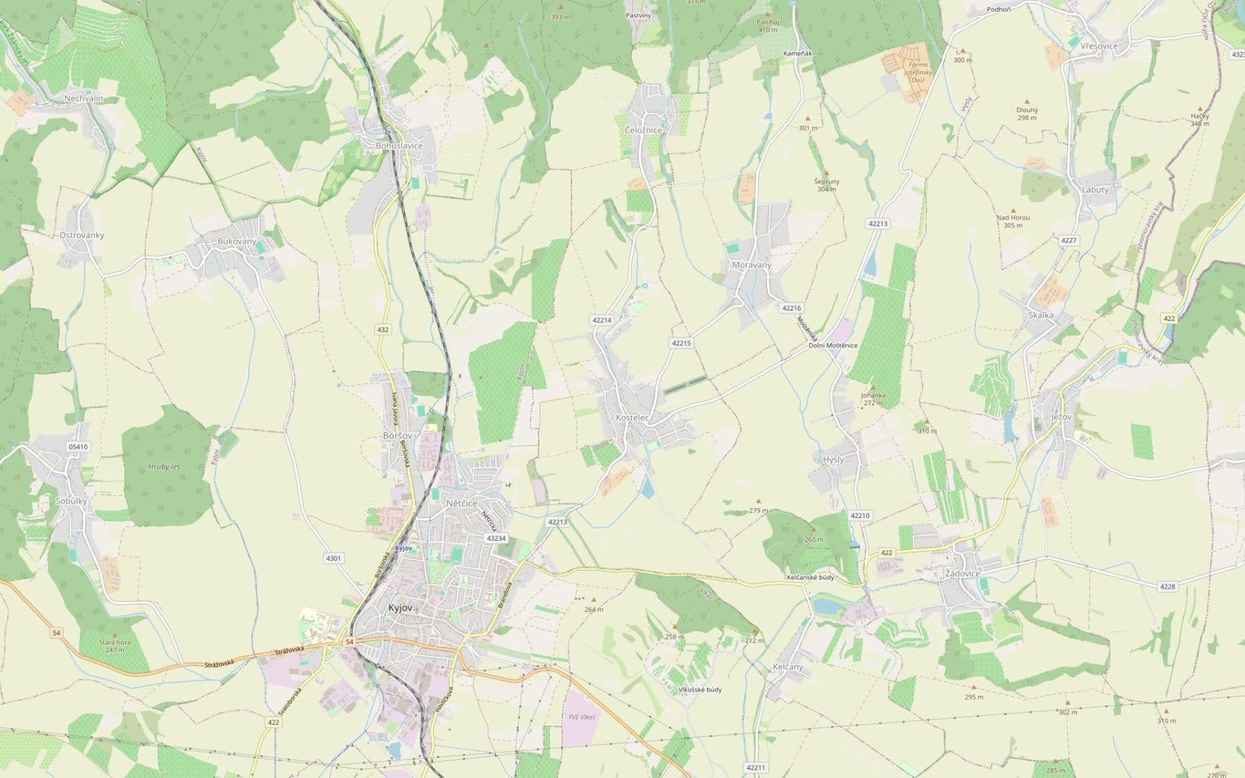 Prodej pozemku 25.297 m², Kostelec, Jihomoravský kraj Prodej pozemku 25.297 m², Kostelec, Jihomoravský kraj