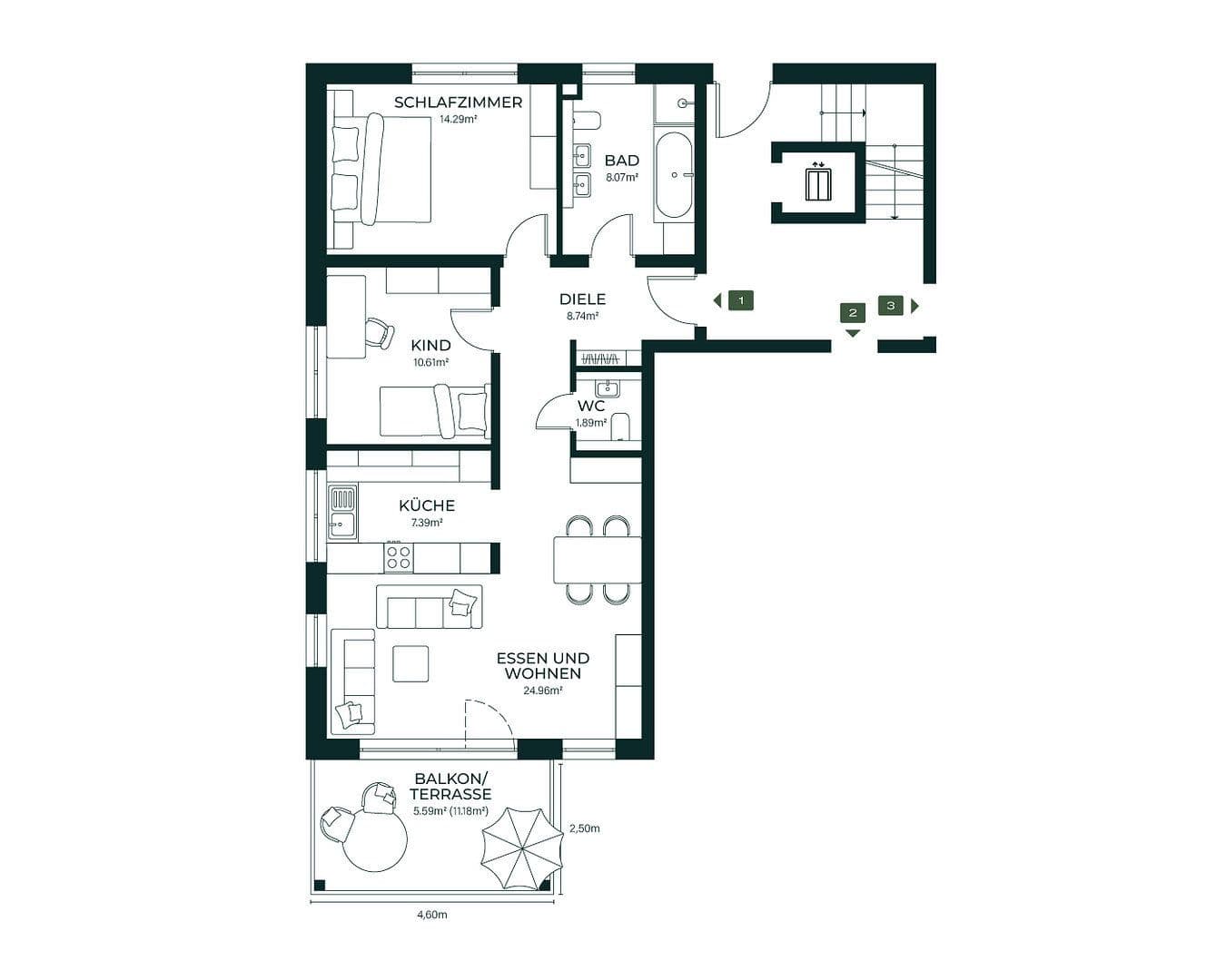 Prodej bytu 3+1 82 m², Oelsnitzerstr. 67, Gattendorf, Bavorsko Prodej bytu 3+1 82 m², Oelsnitzerstr. 67, Gattendorf, Bavorsko