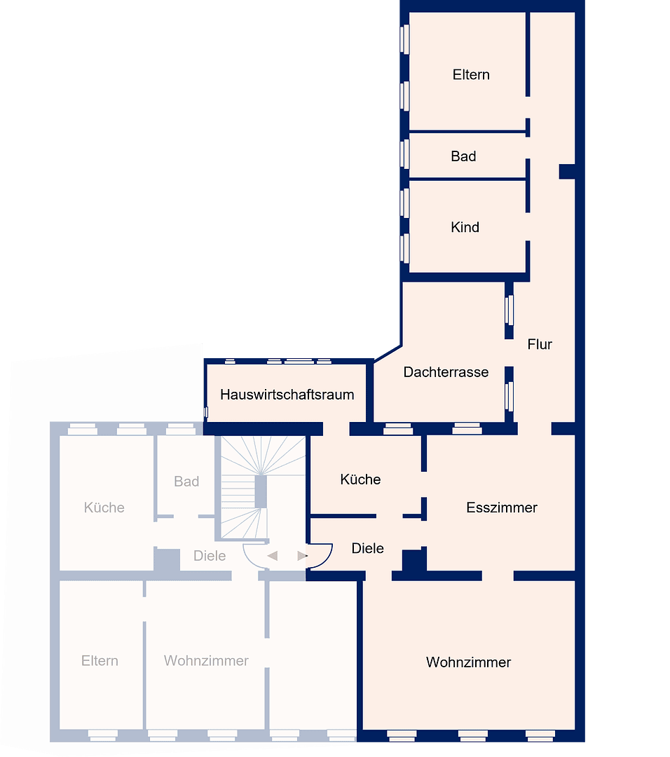 Pronájem bytu 4+1 148 m², Fürth, Bavorsko Pronájem bytu 4+1 148 m², Fürth, Bavorsko