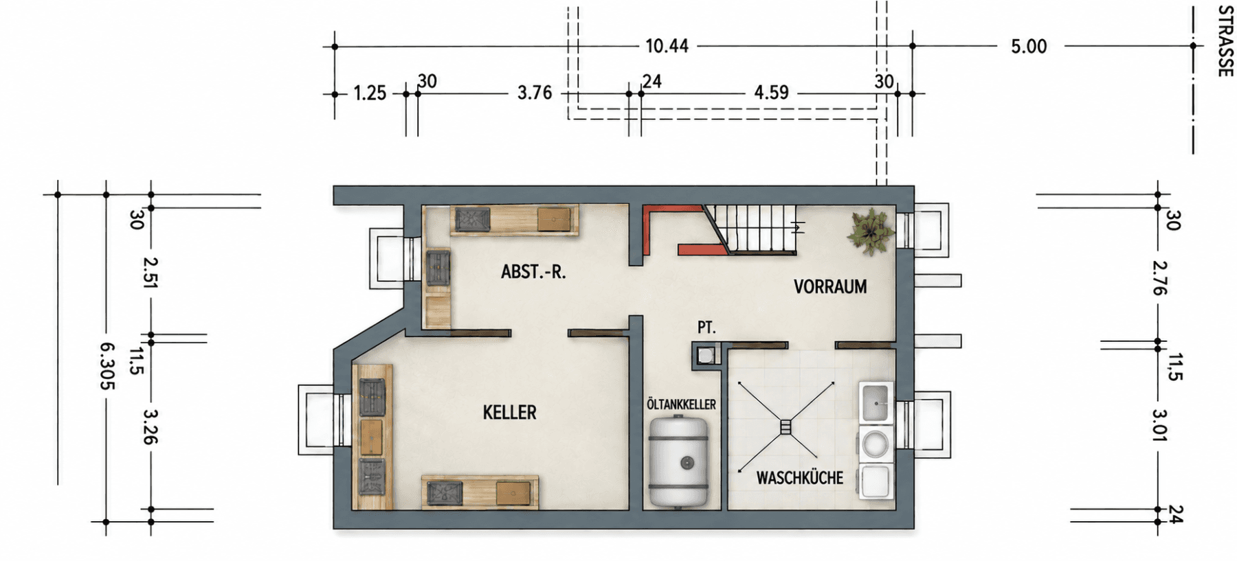 Prodej domu 110 m², pozemek 296 m², Vöhringen, Bavorsko Prodej domu 110 m², pozemek 296 m², Vöhringen, Bavorsko