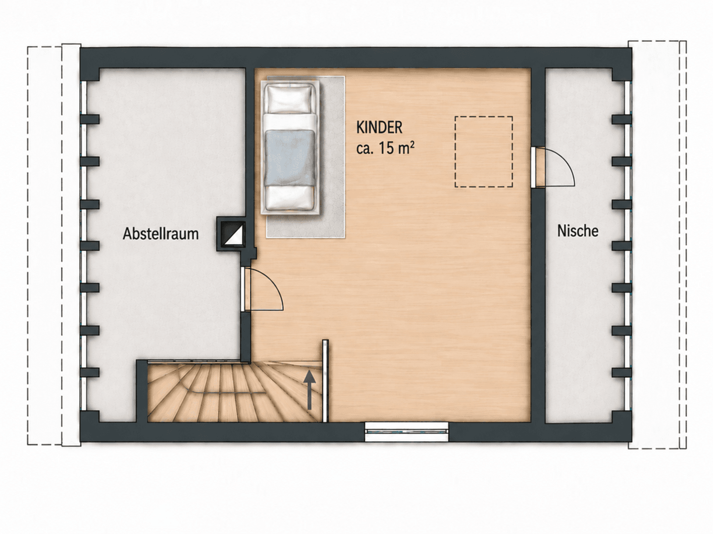 Prodej domu 110 m², pozemek 296 m², Vöhringen, Bavorsko Prodej domu 110 m², pozemek 296 m², Vöhringen, Bavorsko
