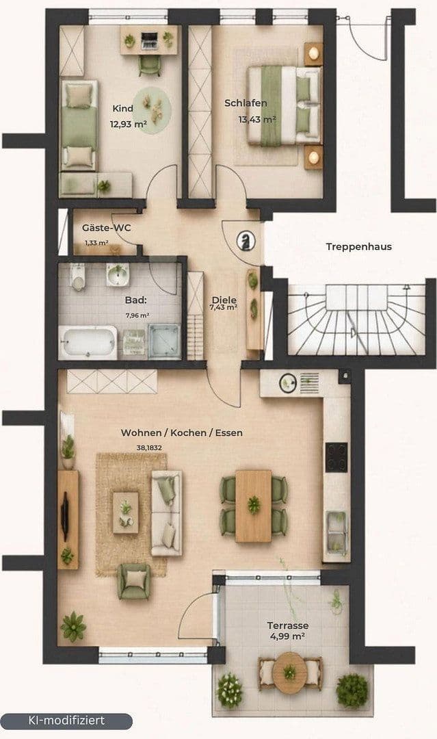 Prodej bytu 3+1 87 m², Leverkusen, Severní Porýní-Vestfálsko Prodej bytu 3+1 87 m², Leverkusen, Severní Porýní-Vestfálsko