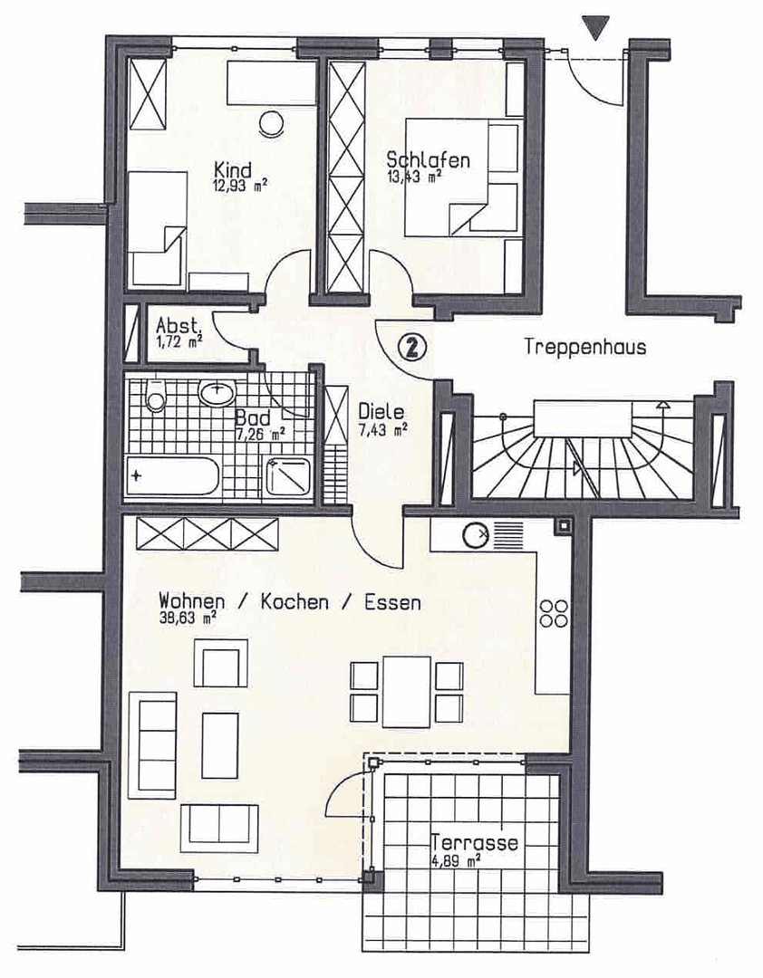 Prodej bytu 3+1 87 m², Leverkusen, Severní Porýní-Vestfálsko Prodej bytu 3+1 87 m², Leverkusen, Severní Porýní-Vestfálsko