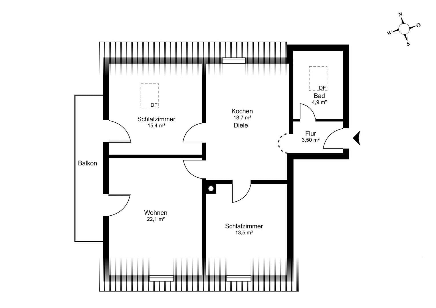 Prodej bytu 3+1 84 m², Bruckmühl, Bavorsko Prodej bytu 3+1 84 m², Bruckmühl, Bavorsko