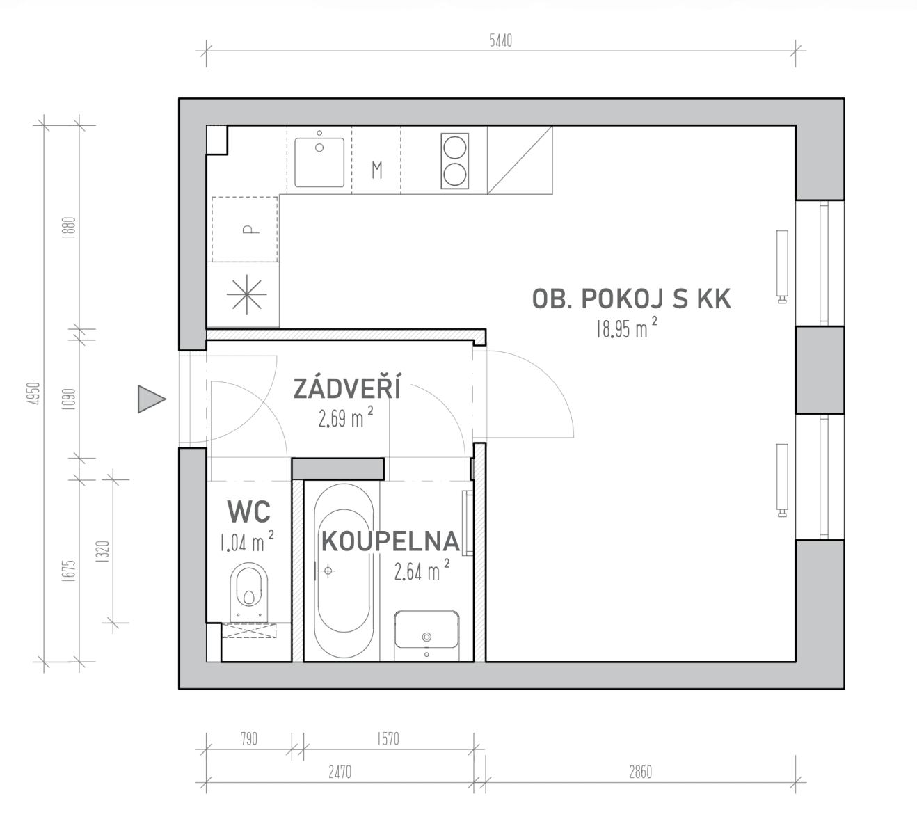 Prodej bytu 1+kk 26 m², Tovární, Beroun, Středočeský kraj Prodej bytu 1+kk 26 m², Tovární, Beroun, Středočeský kraj