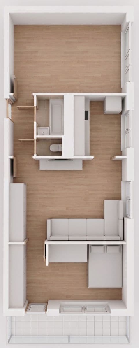 Prodej bytu 2+1 64 m², Postupická, Praha, Praha Prodej bytu 2+1 64 m², Postupická, Praha, Praha