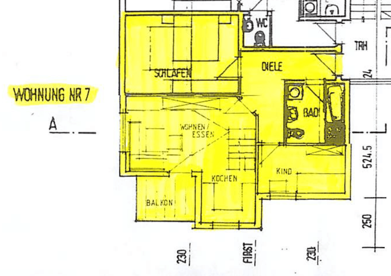 Pronájem bytu 3+1 64 m², Hohlweg 14, Cleebronn, Bádensko-Württembersko Pronájem bytu 3+1 64 m², Hohlweg 14, Cleebronn, Bádensko-Württembersko