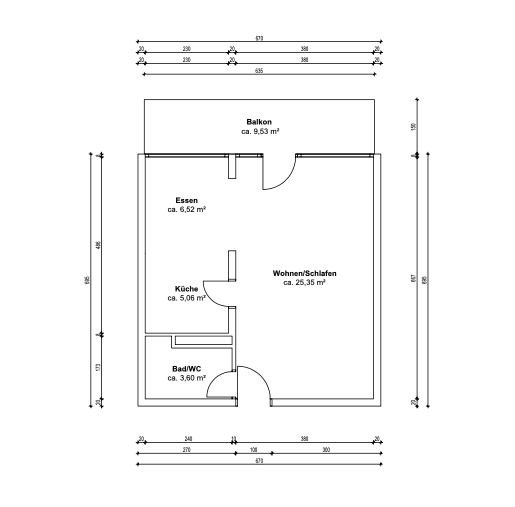 Pronájem bytu 1+kk 46 m², Schwedlerstraße 116, Ludwigshafen, Porýní-Falc Pronájem bytu 1+kk 46 m², Schwedlerstraße 116, Ludwigshafen, Porýní-Falc