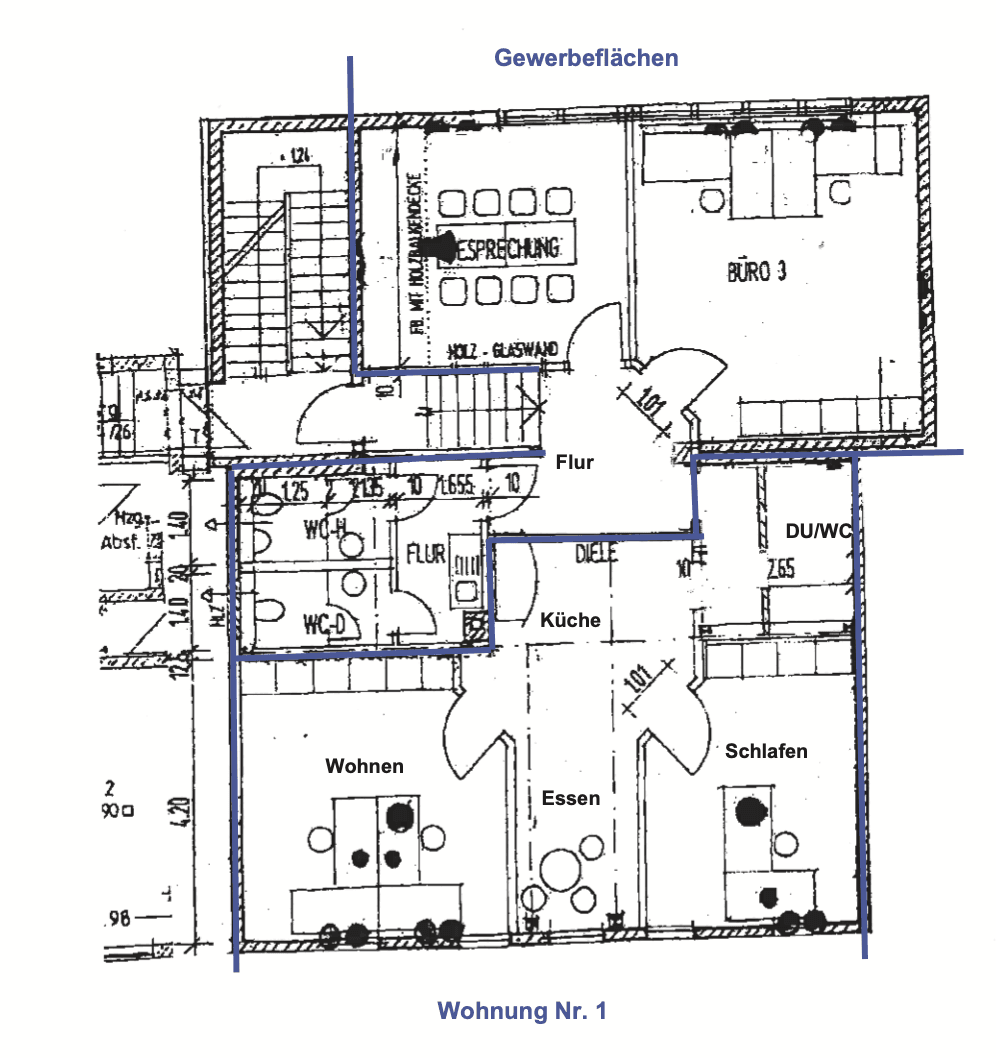Prodej domu 1.220 m², pozemek 1.400 m², Breitenstraße 32/34, Bad Hersfeld, Hessen Prodej domu 1.220 m², pozemek 1.400 m², Breitenstraße 32/34, Bad Hersfeld, Hessen