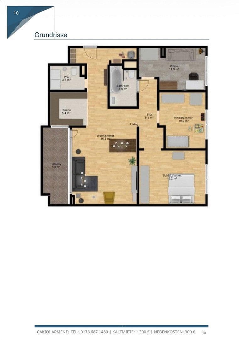 Pronájem bytu 4+1 89 m², Albstraße 21, Aichwald, Bádensko-Württembersko Pronájem bytu 4+1 89 m², Albstraße 21, Aichwald, Bádensko-Württembersko