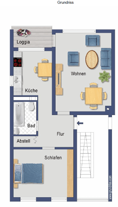 Pronájem bytu 2+1 60 m², Gärtringen, Bádensko-Württembersko Pronájem bytu 2+1 60 m², Gärtringen, Bádensko-Württembersko
