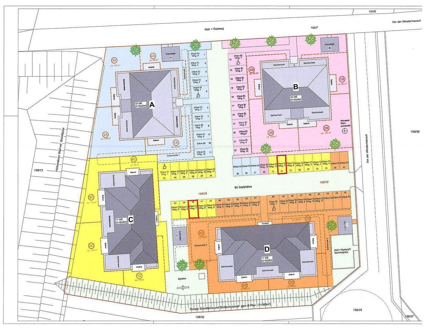 Prodej bytu 3+1 86 m², Kurzer Weg 14, Bardowick, Dolní Sasko Prodej bytu 3+1 86 m², Kurzer Weg 14, Bardowick, Dolní Sasko