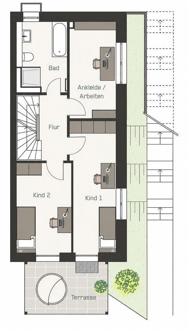Pronájem domu 136 m², pozemek 296 m², Steinenbronnerstr. 35, Sindelfingen, Bádensko-Württembersko Pronájem domu 136 m², pozemek 296 m², Steinenbronnerstr. 35, Sindelfingen, Bádensko-Württembersko