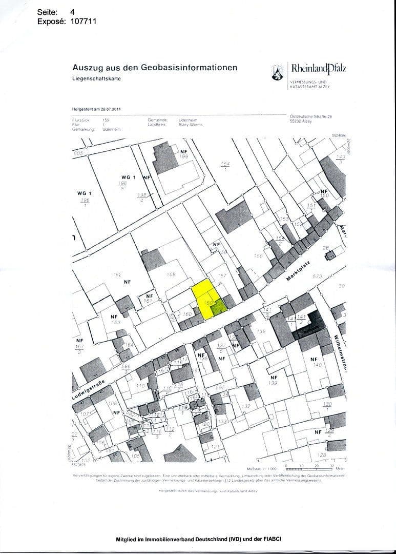 Prodej domu 117 m², pozemek 370 m², Ludwigstraße 5, Udenheim, Porýní-Falc Prodej domu 117 m², pozemek 370 m², Ludwigstraße 5, Udenheim, Porýní-Falc