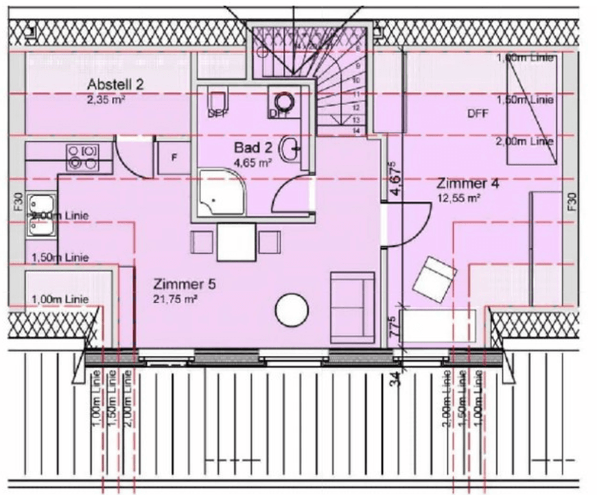 Pronájem bytu 5+1 106 m², Schützenstraße 10a, Tostedt, Dolní Sasko Pronájem bytu 5+1 106 m², Schützenstraße 10a, Tostedt, Dolní Sasko