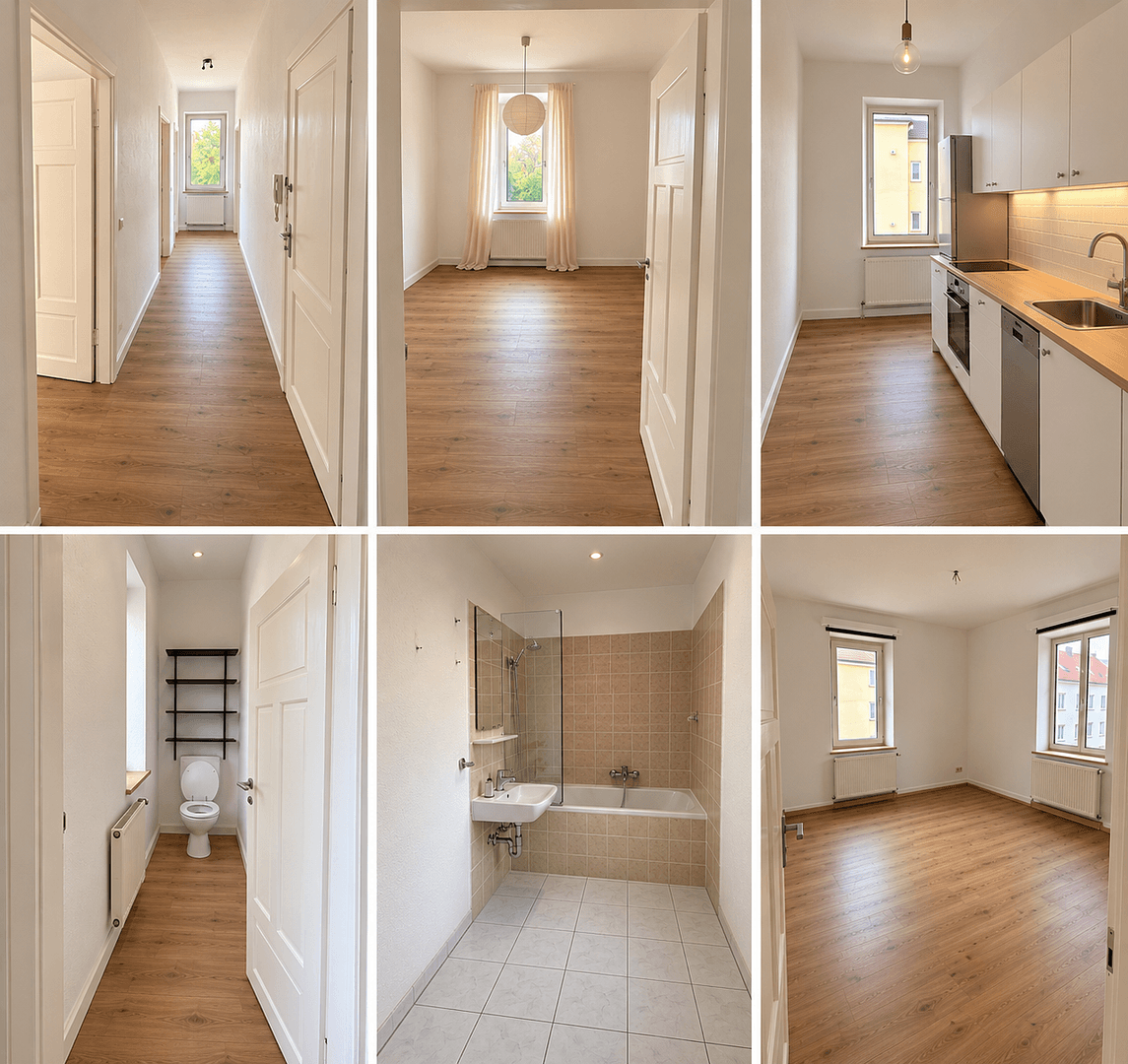 Pronájem bytu 2+1 58 m², Ebnerstraße 44, Augsburg, Bavorsko Pronájem bytu 2+1 58 m², Ebnerstraße 44, Augsburg, Bavorsko