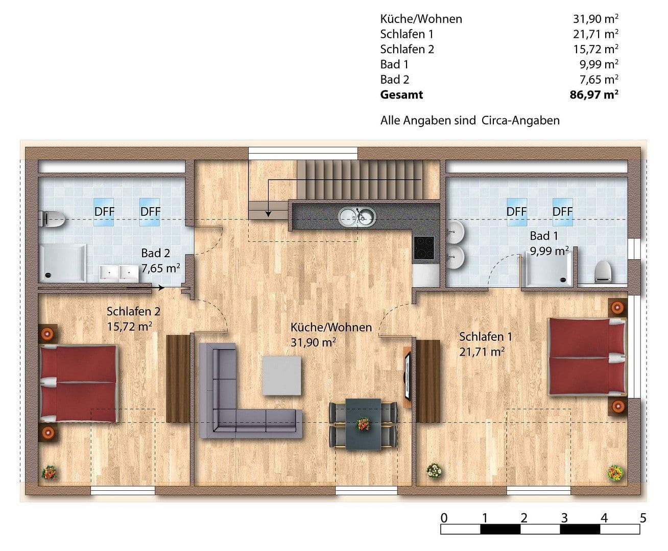 Pronájem bytu 3+1 87 m², Schmerwitz 17, Wiesenburg/Mark, Braniborsko Pronájem bytu 3+1 87 m², Schmerwitz 17, Wiesenburg/Mark, Braniborsko