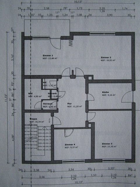 Pronájem bytu 3+kk 91 m², Gießen, Hessen Pronájem bytu 3+kk 91 m², Gießen, Hessen