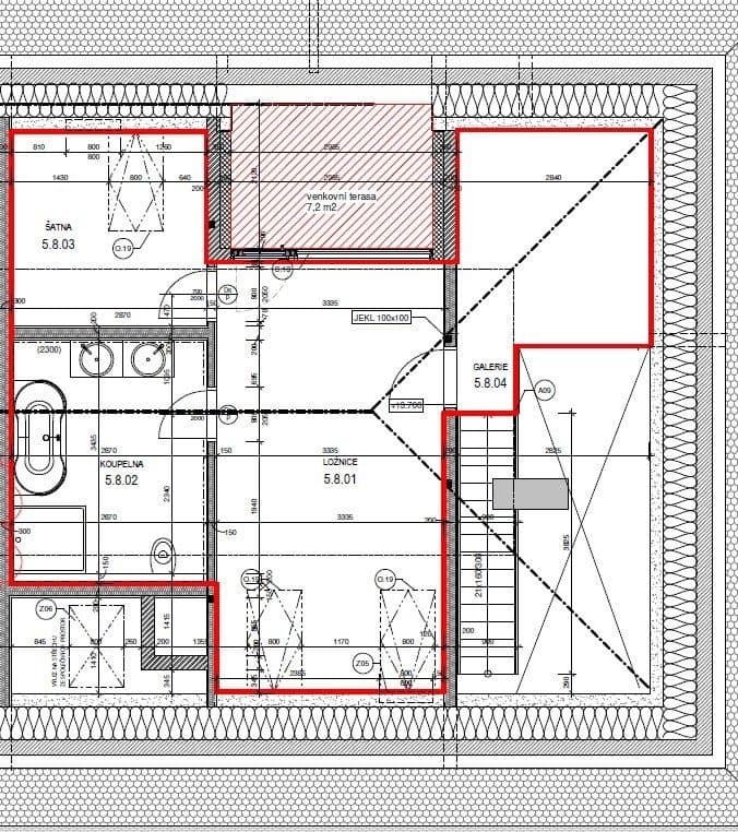 Pronájem bytu 2+kk 52 m², Čiklova, Praha, Praha Pronájem bytu 2+kk 52 m², Čiklova, Praha, Praha