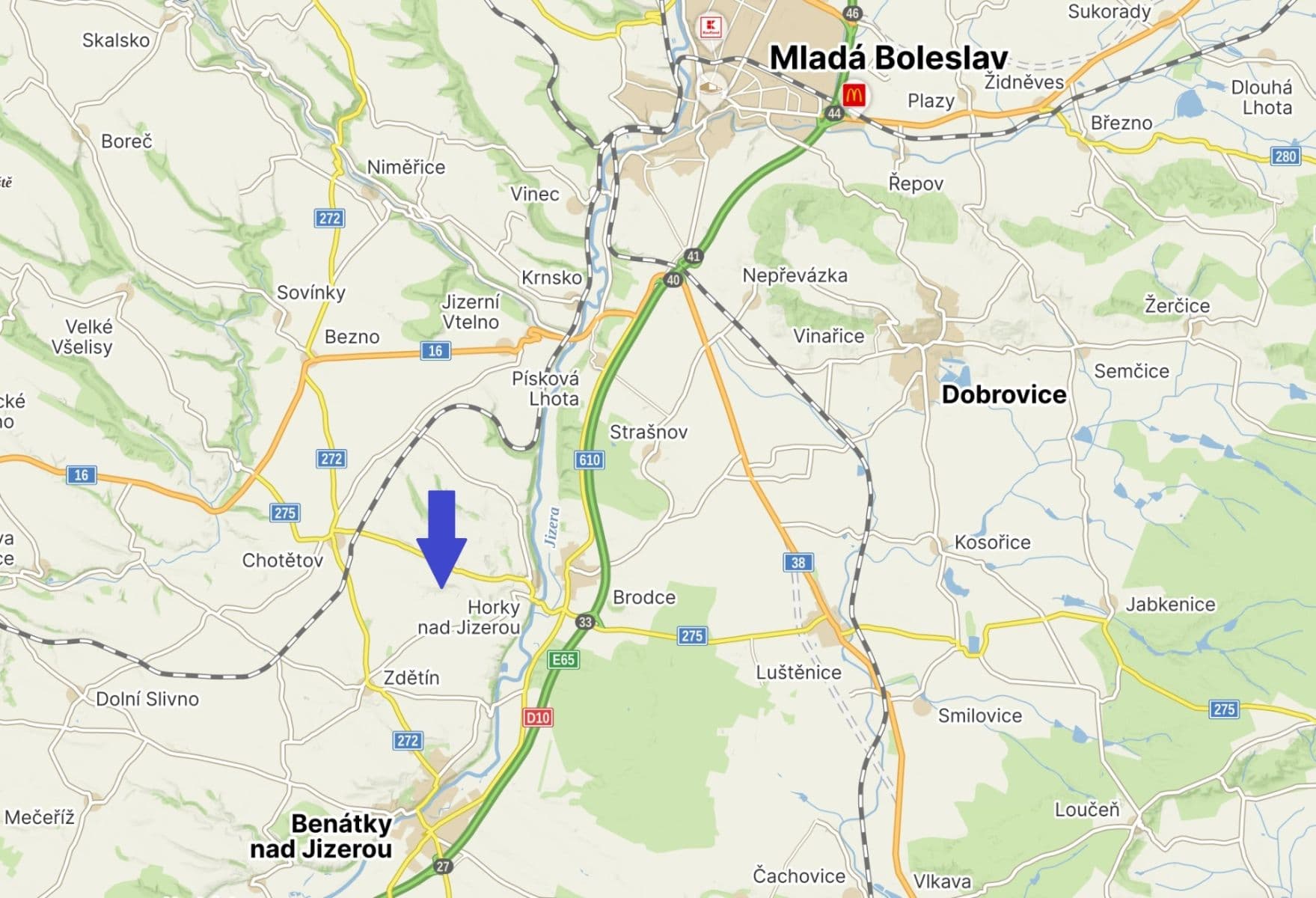 Prodej pozemku 23.561 m², Horky nad Jizerou, Středočeský kraj Prodej pozemku 23.561 m², Horky nad Jizerou, Středočeský kraj