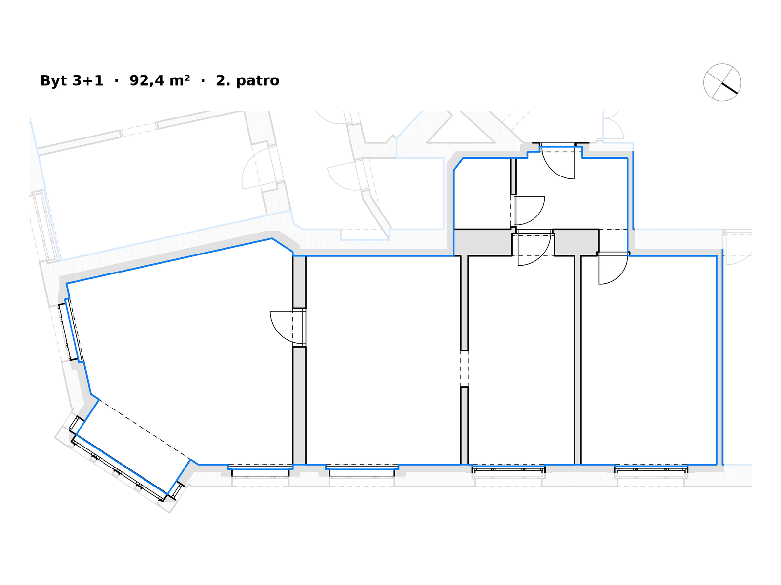 Prodej bytu 3+1 92 m², Primátorská, Praha, Praha Prodej bytu 3+1 92 m², Primátorská, Praha, Praha