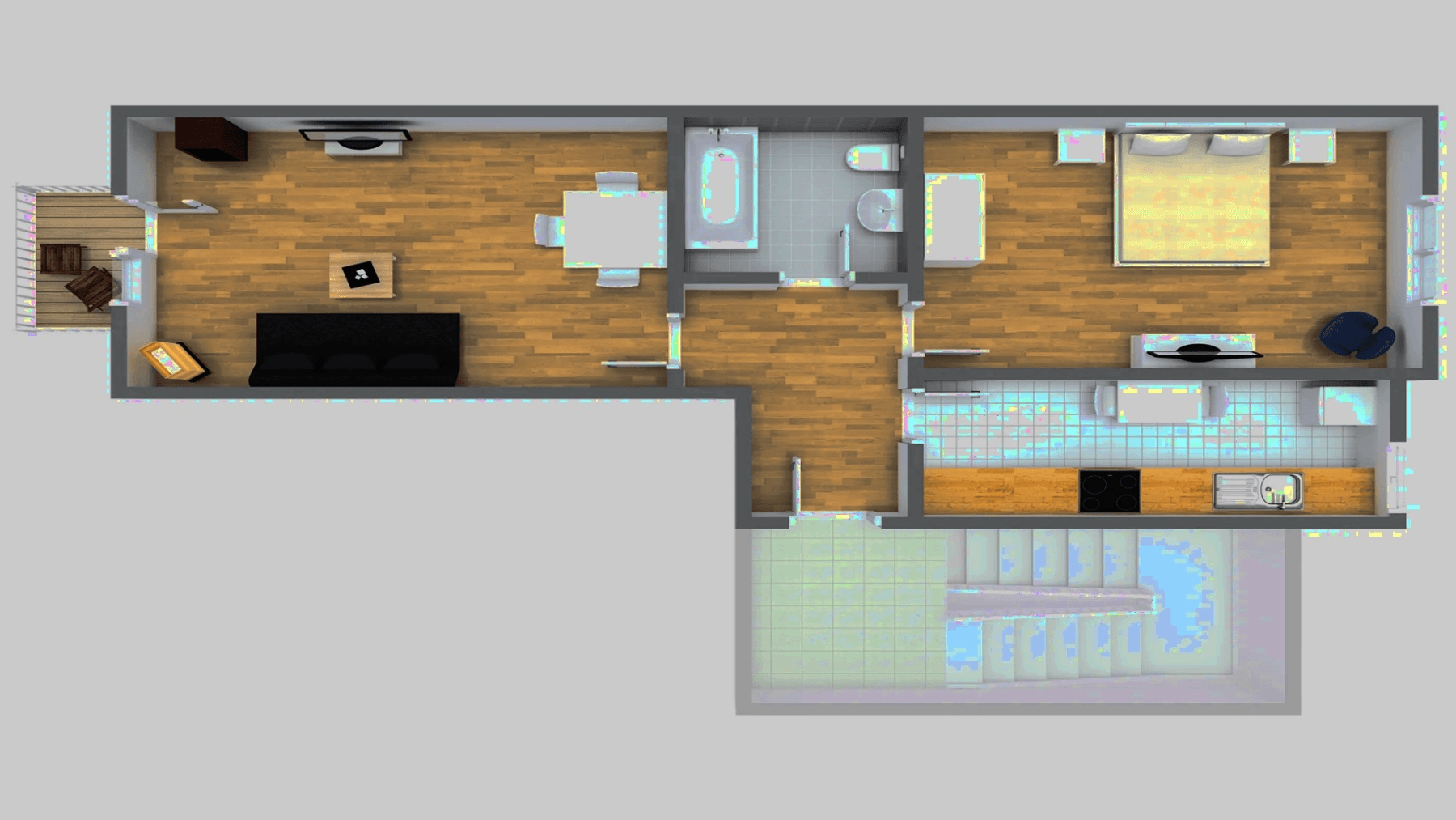 Pronájem bytu 2+1 47 m², 50676, Severní Porýní-Vestfálsko Pronájem bytu 2+1 47 m², 50676, Severní Porýní-Vestfálsko