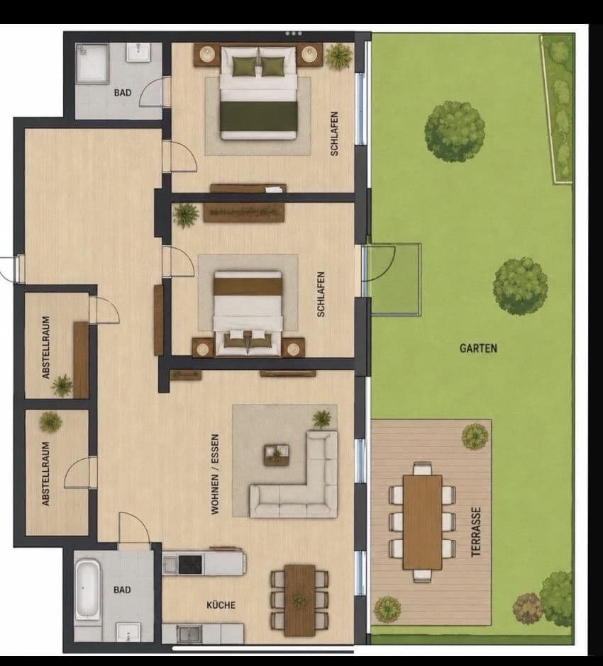 Pronájem bytu 3+1 100 m², Flugplatzstr. 27, Lahr/Schwarzwald, Bádensko-Württembersko Pronájem bytu 3+1 100 m², Flugplatzstr. 27, Lahr/Schwarzwald, Bádensko-Württembersko