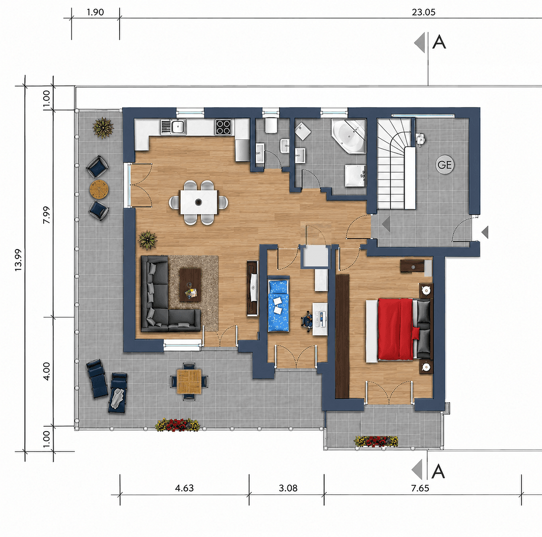 Prodej bytu 3+1 110 m², Homberger Str. 46, Ratingen, Severní Porýní-Vestfálsko Prodej bytu 3+1 110 m², Homberger Str. 46, Ratingen, Severní Porýní-Vestfálsko