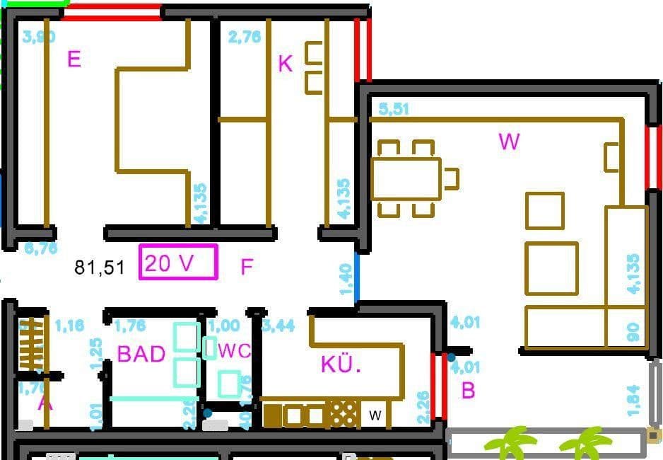 Pronájem bytu 3+1 84 m², Renningen, Bádensko-Württembersko Pronájem bytu 3+1 84 m², Renningen, Bádensko-Württembersko