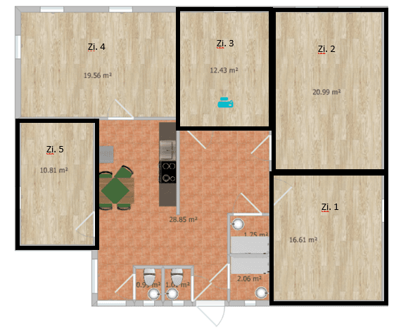 Pronájem bytu 5+1 11 m², Neckarstr. 13,, Villingen-Schwenningen, Bádensko-Württembersko Pronájem bytu 5+1 11 m², Neckarstr. 13,, Villingen-Schwenningen, Bádensko-Württembersko