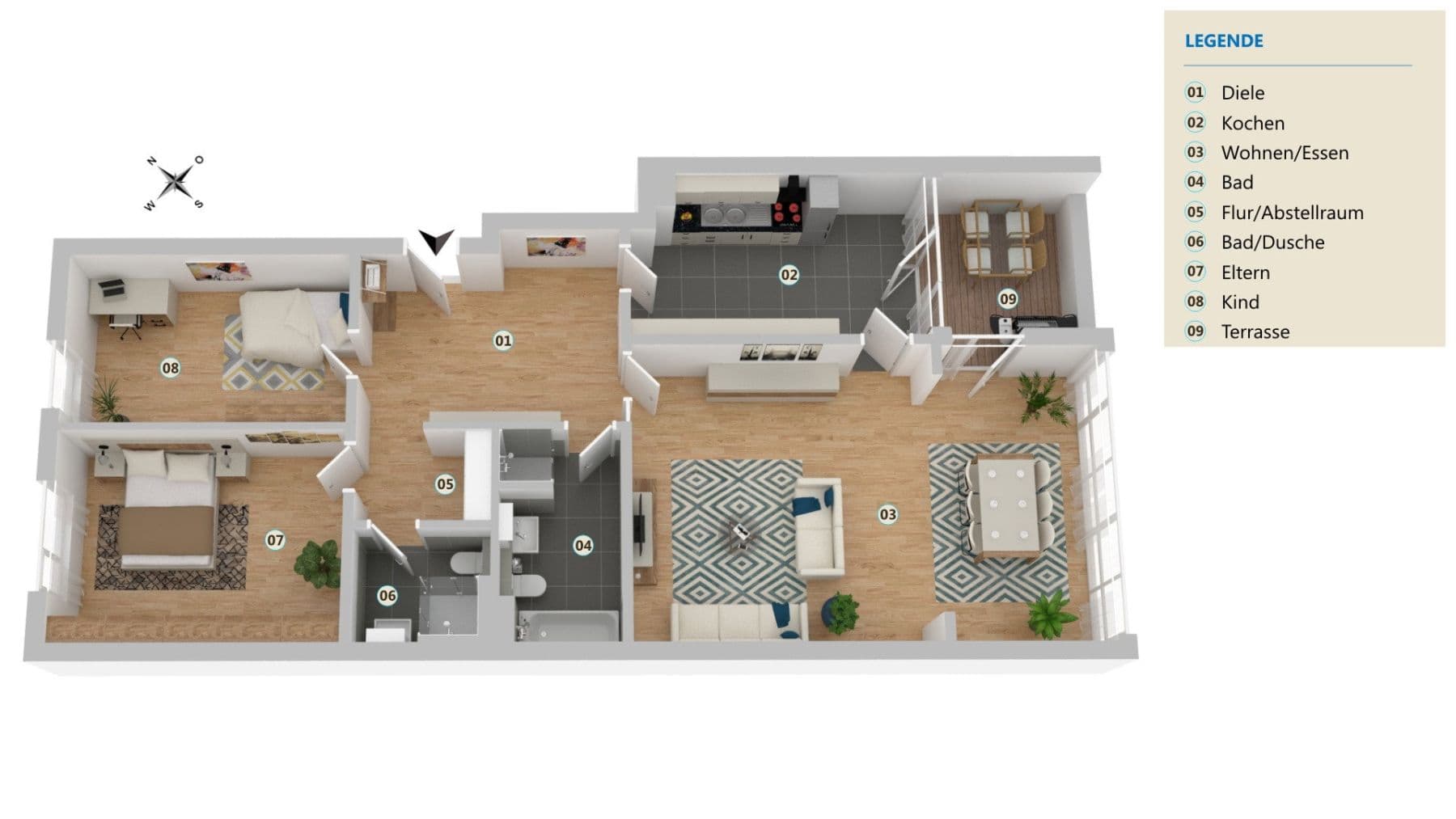 Pronájem bytu 3+kk 130 m², Köln, Severní Porýní-Vestfálsko Pronájem bytu 3+kk 130 m², Köln, Severní Porýní-Vestfálsko
