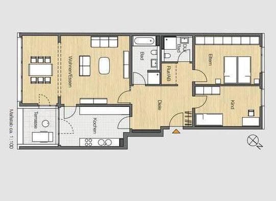 Pronájem bytu 3+kk 130 m², Köln, Severní Porýní-Vestfálsko Pronájem bytu 3+kk 130 m², Köln, Severní Porýní-Vestfálsko