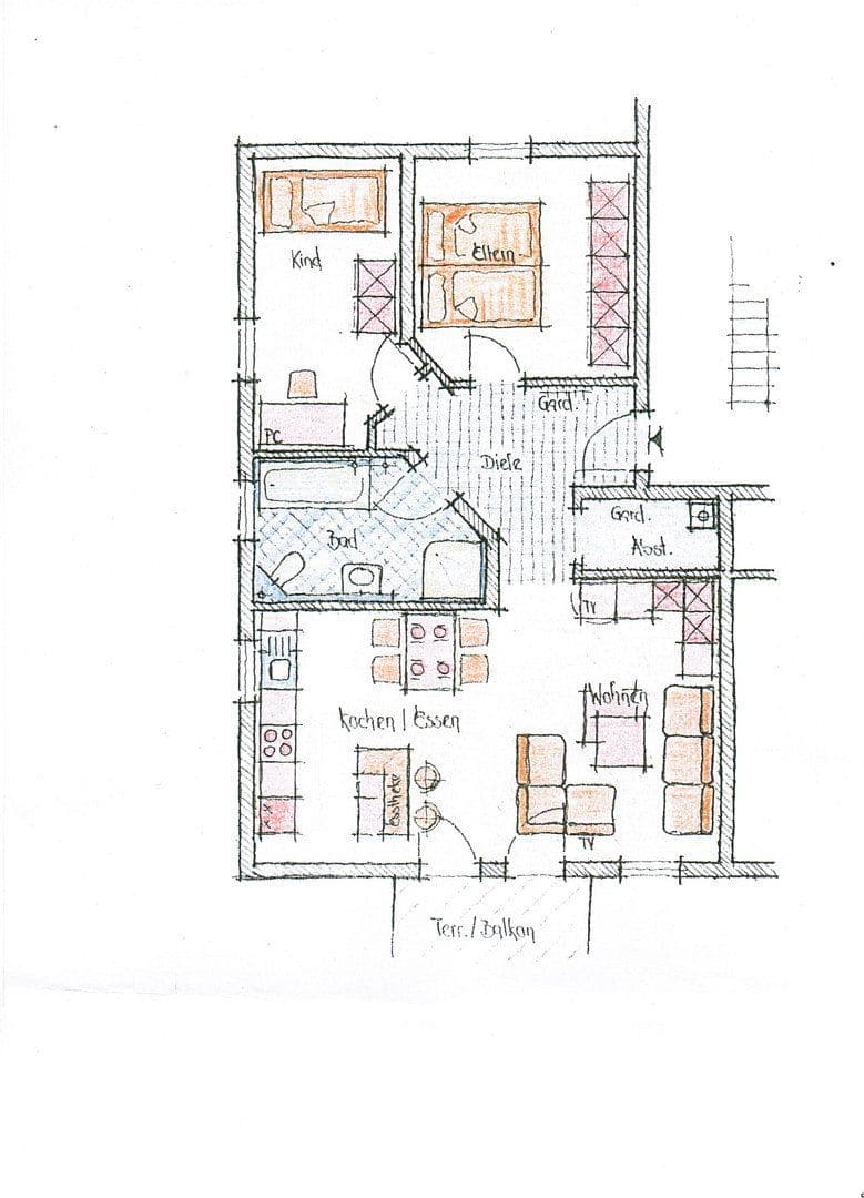 Pronájem bytu 3+1 96 m², Reichsdorfstraße 3, Sennfeld, Bavorsko Pronájem bytu 3+1 96 m², Reichsdorfstraße 3, Sennfeld, Bavorsko