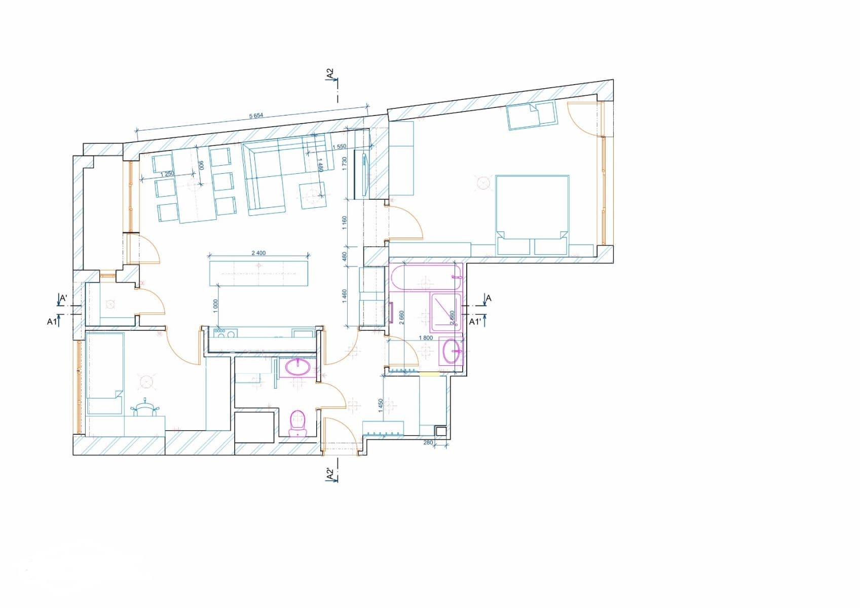 Pronájem bytu 3+kk 77 m², Špitálka, Brno, Jihomoravský kraj Pronájem bytu 3+kk 77 m², Špitálka, Brno, Jihomoravský kraj