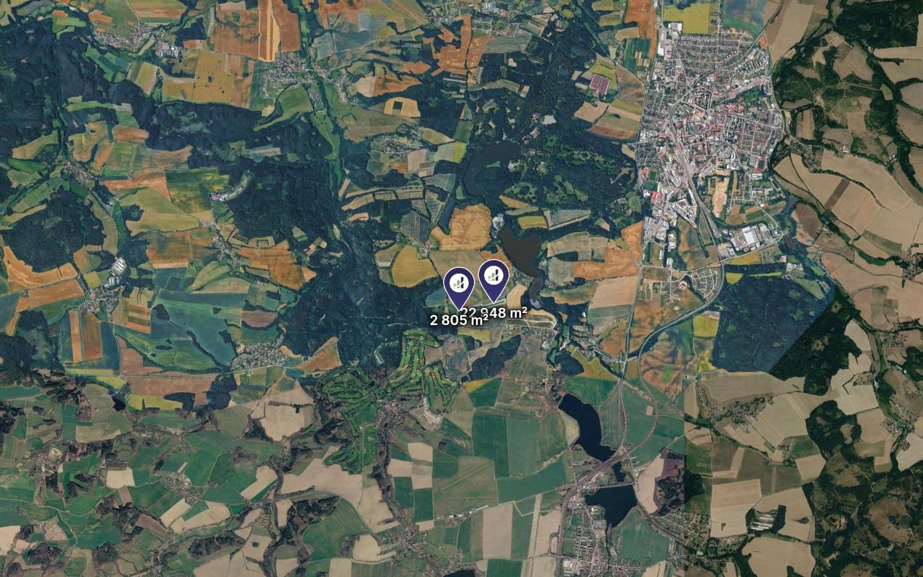 Prodej pozemku 25.753 m², Bystřice, Středočeský kraj Prodej pozemku 25.753 m², Bystřice, Středočeský kraj