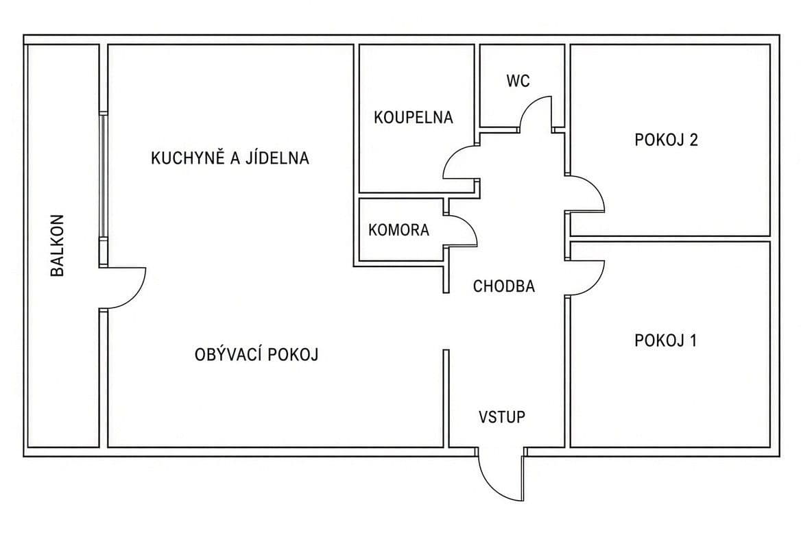 Prodej bytu 3+1 74 m², Šluknovská, Praha, Praha Prodej bytu 3+1 74 m², Šluknovská, Praha, Praha