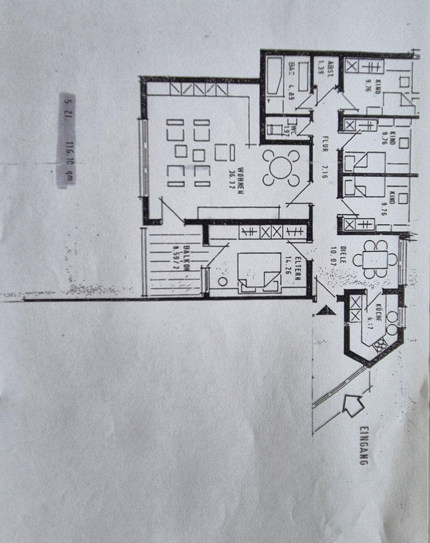 Pronájem bytu 5+1 116 m², Ammerbuch, Bádensko-Württembersko Pronájem bytu 5+1 116 m², Ammerbuch, Bádensko-Württembersko